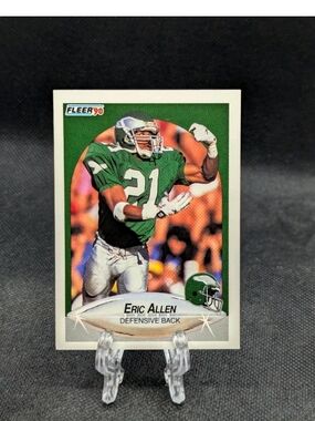 Football 1990 Fleer Eric Allen Philadelphia Eagles Defensive Back #78